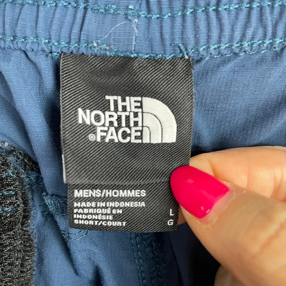 The North Face Pull On Adventure Hybrid Shorts Mens Large Blue Gorpcore Active‎